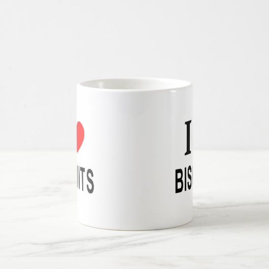 IK ❤️ BISCUITS IK HOOP VAN BISCUITS I HEART BISCUI KOFFIEMOK (Center)