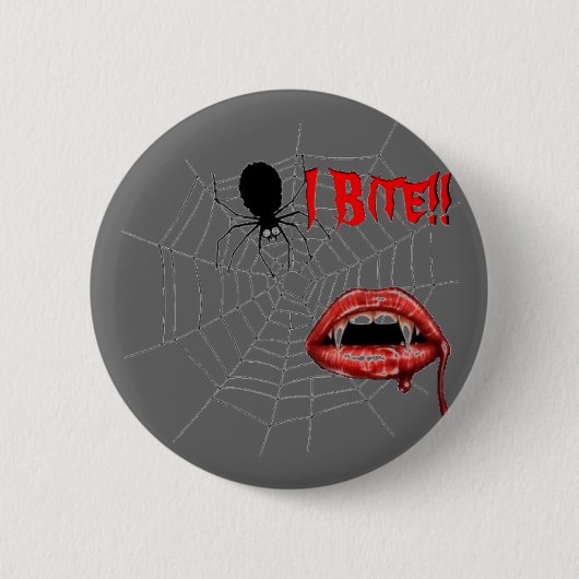 Ik bite! ronde button 5,7 cm (Voorkant)