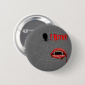 Ik bite! ronde button 5,7 cm (Voorkant /achterkant)