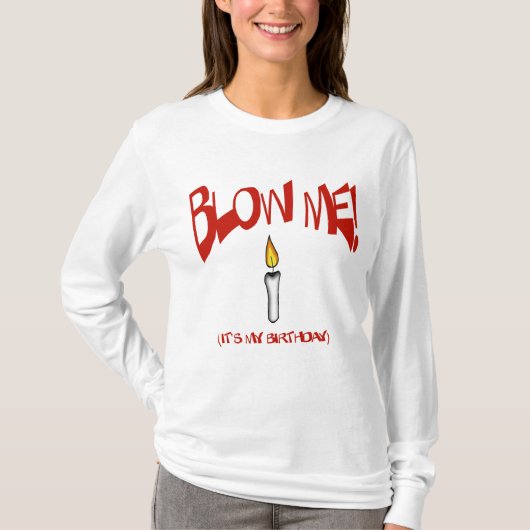IK BLAD, HET IS MIJN BIRTHDAY T-SHIRT (Voorkant)
