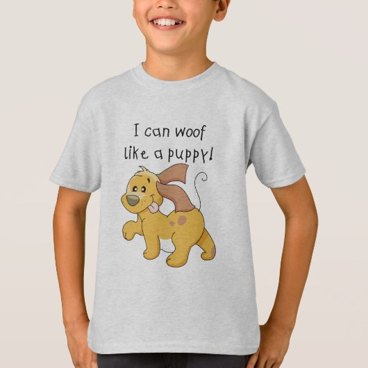 Ik blaf als de T-shirts en de Giften van een Puppy (Voorkant)