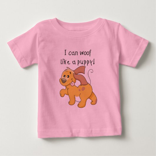 Ik blaf als de T-shirts en de Giften van een Puppy (Voorkant)