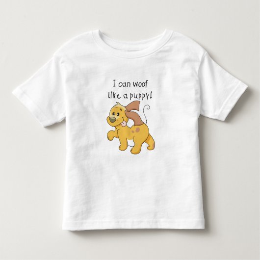 Ik blaf als de T-shirts en de Giften van een Puppy (Voorkant)