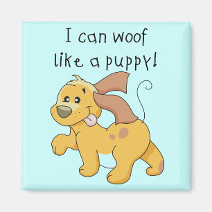 Ik blaf als de T-shirts en de Giften van een Puppy Magneet