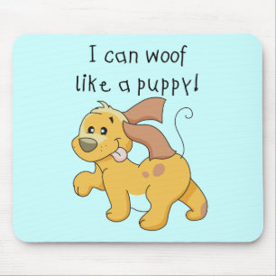 Ik blaf als de T-shirts en de Giften van een Puppy Muismat