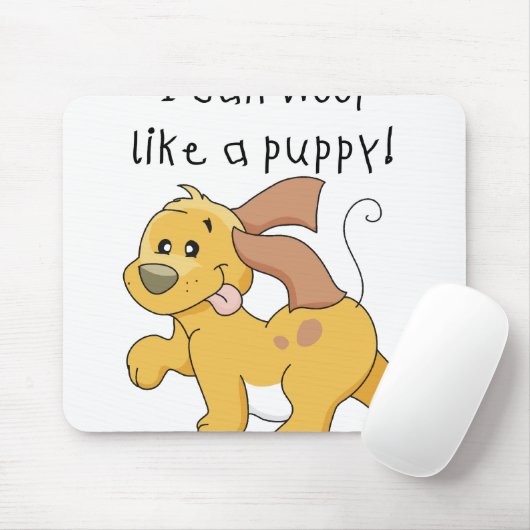 Ik blaf als een Puppy Muismat (Met muis)