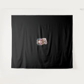 Ik blaf gek voor je! Hond Wandkleed (Voorkant (horizontaal))