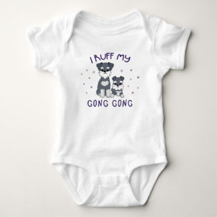 Ik blaf naar mijn opa - Moppige puppy's Romper