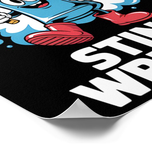 Ik bleek mijn stinkende rimpel Shirt Funny Dirty C Poster (Hoek)