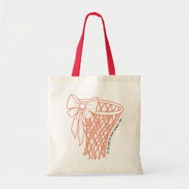 Ik blijf altijd je grootste fan Basketbalboog Tote Bag