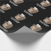 Ik blijf bij je grappige duct tape pun donker BG Cadeaupapier (Hoek)