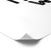 Ik blijf bij je grappige lijmwoordspeling poster (Hoek)