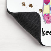 Ik blijf bij m'n zus. Mousepad Muismat (Hoek)