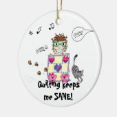 Ik blijf bij m'n zus. Ornament (Links)