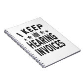 Ik blijf de facturen horen notitieboek (Rechterzijde)