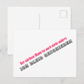 Ik blijf gescheiden briefkaart (Voorkant / Achterkant)