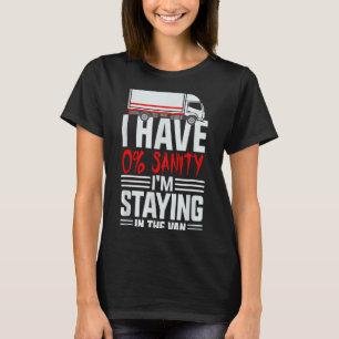 Ik blijf in de busje Phasmophobia Grappige Gamer W T-shirt