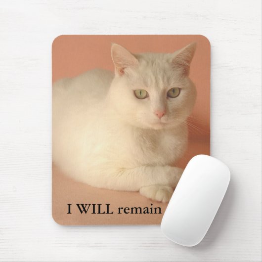 Ik blijf kalm. muismat (Met muis)