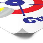 Ik blijf liever curling poster (Hoek)