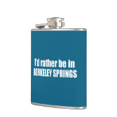 Ik blijf liever in Berkeley Springs West Virginia Heupfles (Links)