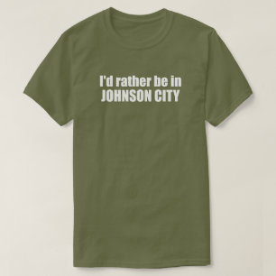 Ik blijf liever in Johnson City Tennessee T-shirt