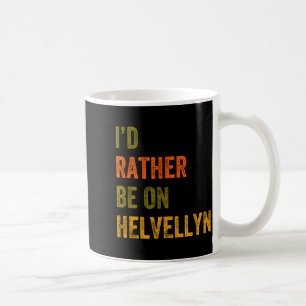 Ik blijf liever op Helvellyn Mountain Lake Distric Koffiemok