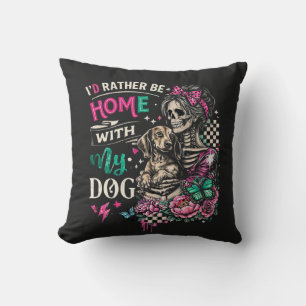 Ik blijf liever thuis met mijn hond kussen