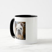 Ik blijf liever thuis met mijn hond mok (Voorkant links)