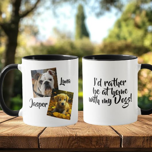 Ik blijf liever thuis met mijn honden mok
