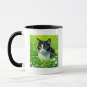 Ik blijf liever thuis met mijn kat mok (Links)