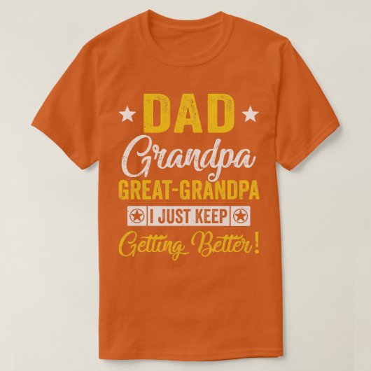 Ik blijf maar beter vader opa t-shirt (Design voorkant)