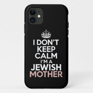 Ik blijf niet kalm, ik ben een joodse moeder Hanuk Case-Mate iPhone Case