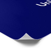 Ik blijf passief en chill Beagle Funny Dog Poster (Hoek)