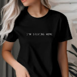 Ik blijf thuis, introvert, homebody, minimalist t-shirt<br><div class="desc">Ik blijf thuis met t-shirt. Het is een geweldig cadeau voor introverte mensen.</div>