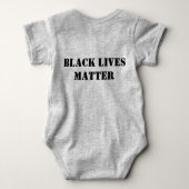 Ik blijf Woke (BLM terug) Romper (Achterkant)