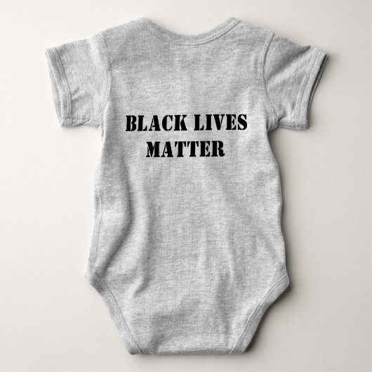 Ik blijf Woke (BLM terug) Romper (Achterkant)