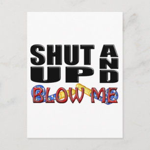 IK BLOEG EN BLOEK ME (partijvoordeel) Uitnodiging Briefkaart