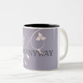 Ik bloei toch tweekleurige koffiemok (Voorkant rechts)