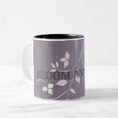 Ik bloei toch tweekleurige koffiemok (Voorkant links)