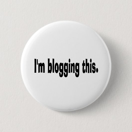 Ik blogd dit. ronde button 5,7 cm (Voorkant)