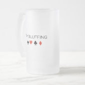 Ik bluf T-shirt Matglas Bierpul (Voorkant links)