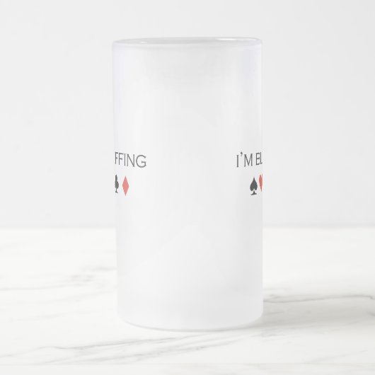 Ik bluf T-shirt Matglas Bierpul (Center)