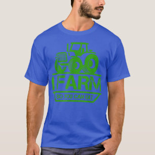 Ik Boerderij zodat je boer Pride Tractor Cadeft ku T-shirt
