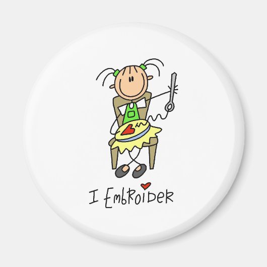 Ik Borduur Magneet (Voorkant)