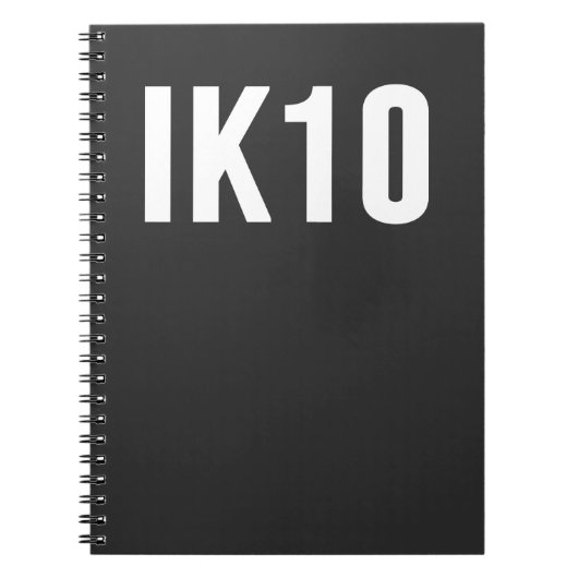 IK, botsbeveiliging, IK-score, IK10 Notitieboek (Voorkant)