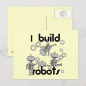 Ik bouw robots briefkaart (Voorkant / Achterkant)