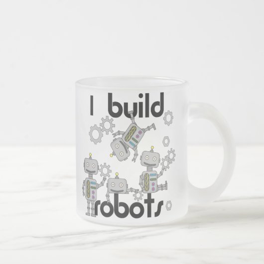 Ik bouw Robots Matglas Koffiemok (Rechts)