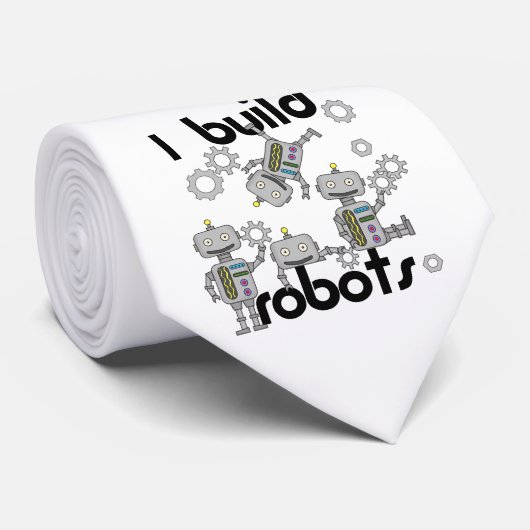 Ik bouw robots stropdas (Opgerold)