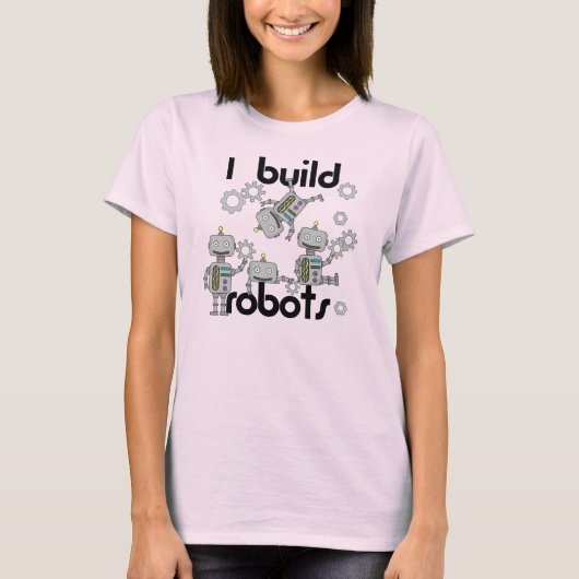 Ik bouw Robots T-shirt (Voorkant)