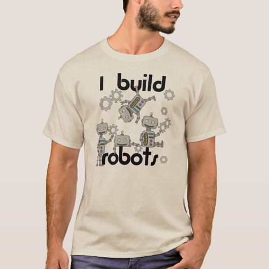 Ik bouw robots t-shirt (Voorkant)